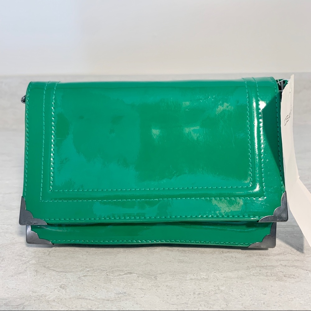 Green Bag with Shoulder Strap